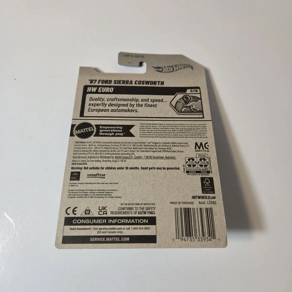 Hot Wheels Super 2026 Treasure Hunt '87 Ford Sierra Cosworth Pink STH